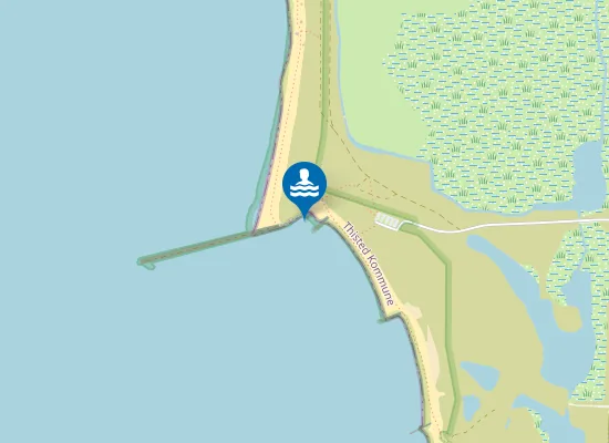 Map of Aggertange - Mellem Høfde 71 Og 72