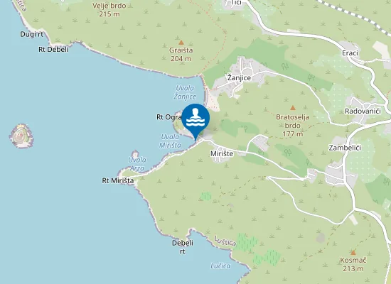 Map of Mirišta