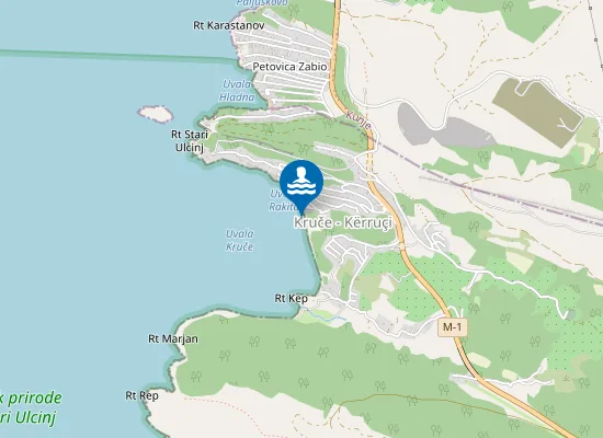 Map of Plazhi i Krruçit