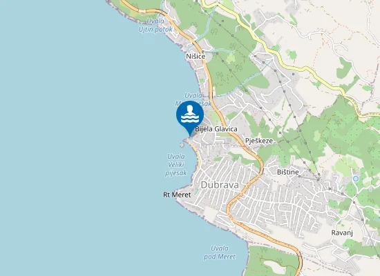 Map of Plaža David VIP