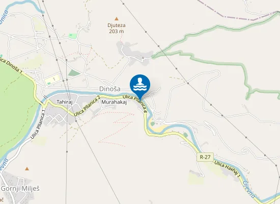 Map of Cijevna - Kod Ljuljanovića