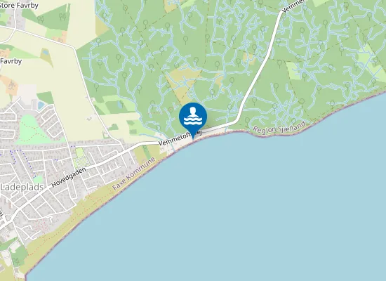 Map of GL. STRANDSKOV