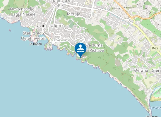 Map of Albatros beach