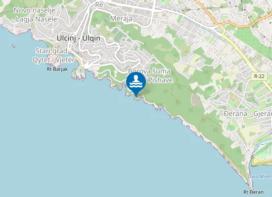 Map of Plazhi Albatros (nudist)
