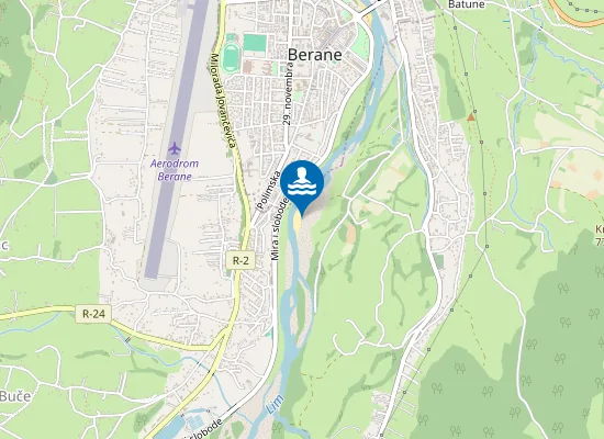 Map of Plaža Mreže