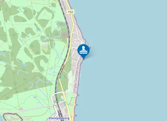 Map of TAARBÆK SØBADEANSTALT