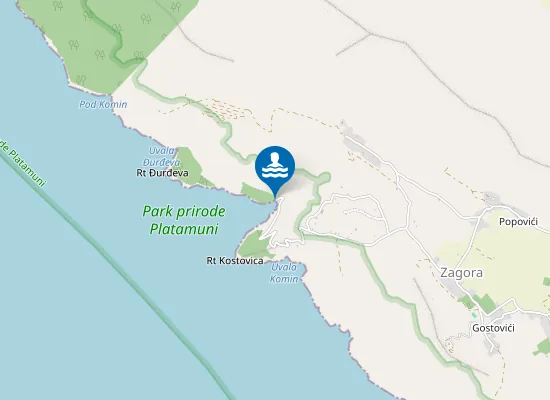 Map of Zagorski Pijesak