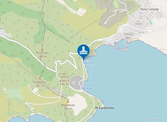 Map of Almara beach