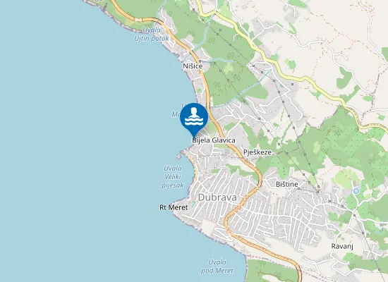 Map of Mali Pijesak