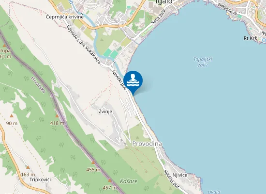 Map of Nudist beach