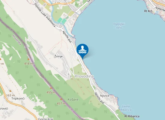 Map of Nude beach