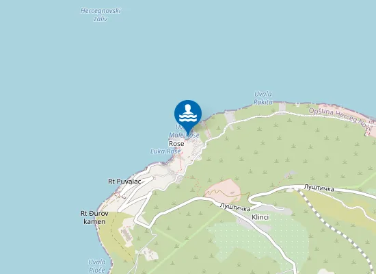 Map of Forte Rose beach II