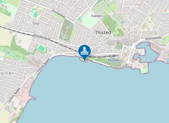 Map of THISTED SØBAD