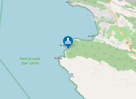 Map of Davudova plaža