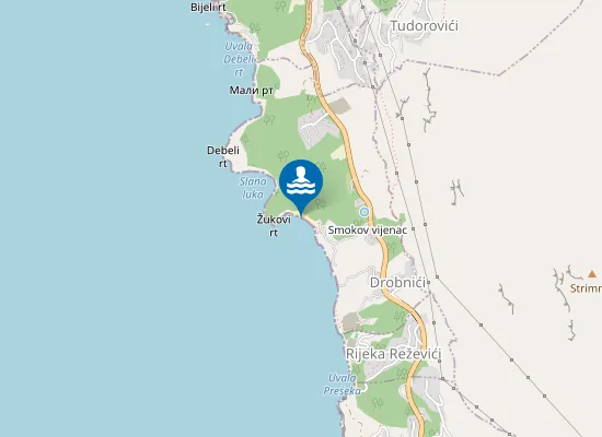 Map of Drobni pijesak