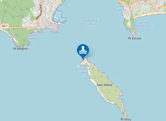 Map of Plaža Hawaii (5A)