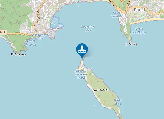 Map of Plaža Školj (5A-1)
