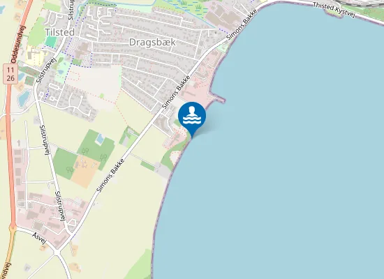 Map of STRANDHOTEL THISTED