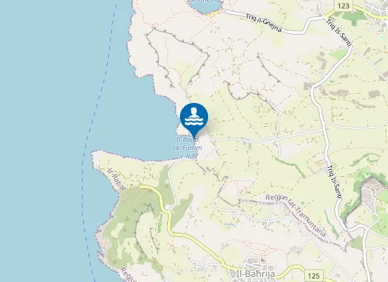 Map of Fomm ir-Riħ