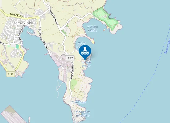 Map of Saint Peter's Pool