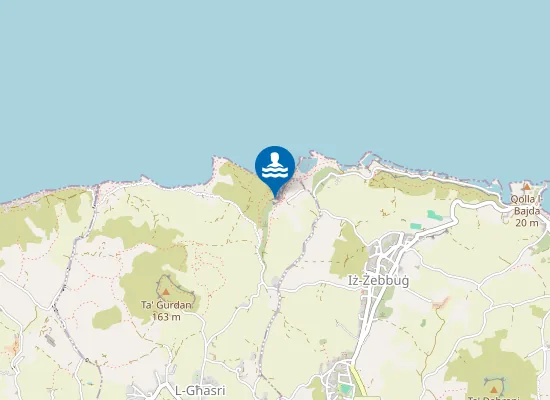 Map of Wied il-Għasri
