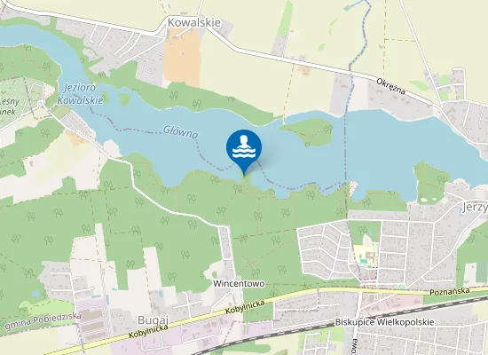 Map of plaża naturystyczna
