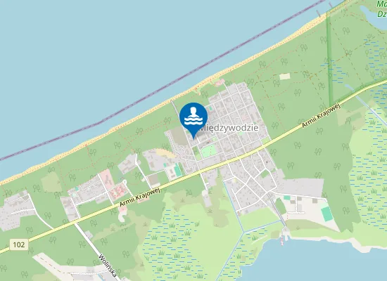 Map of "W sosnowym lesie" Ośrodek Wypoczynkowy