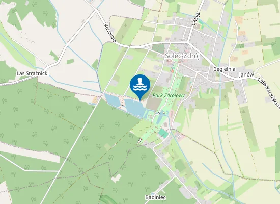 Map of Zalew w Solcu-Zdroju