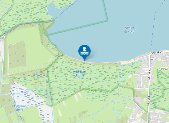 Map of plaża nudystów