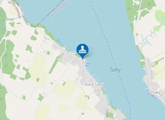 Map of plaża ogólnodostępna