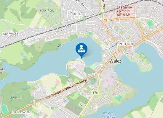 Map of Tawerna pod Wieżą - plaża