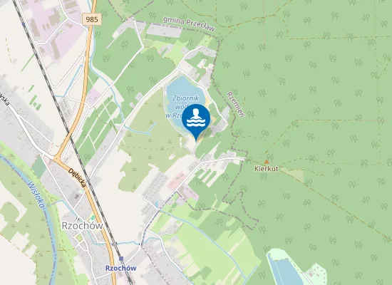 Map of Ośrodek Rekreacyjny Tropicana Mielec