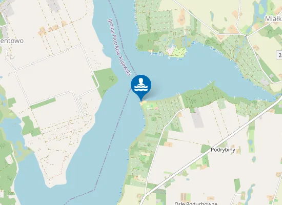 Map of Plaża Gminna w Orlu