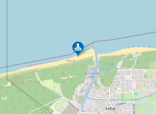 Map of Plaża dla zwierząt