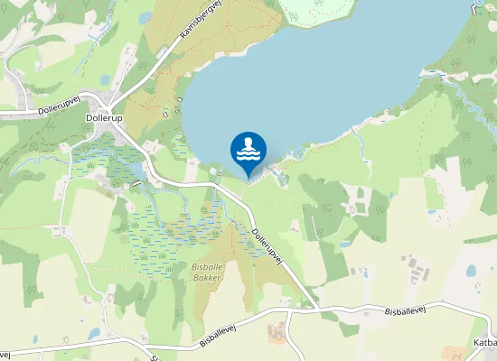 Map of HALD SØ - DOLLERUPVEJ