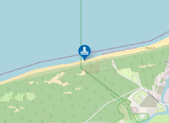 Map of plaża nudystów