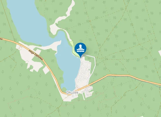 Map of Plaża wiejska Dłużek
