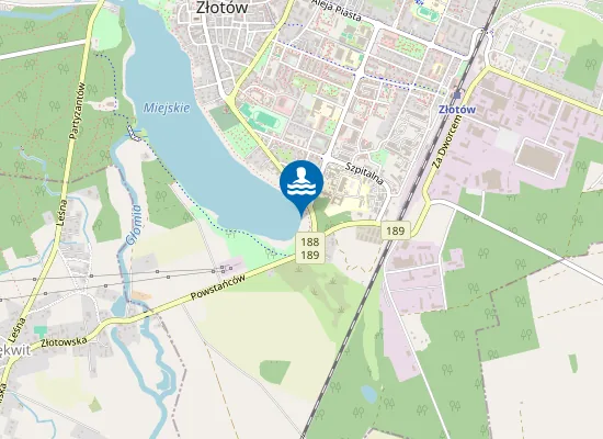 Map of Plaża dla psów