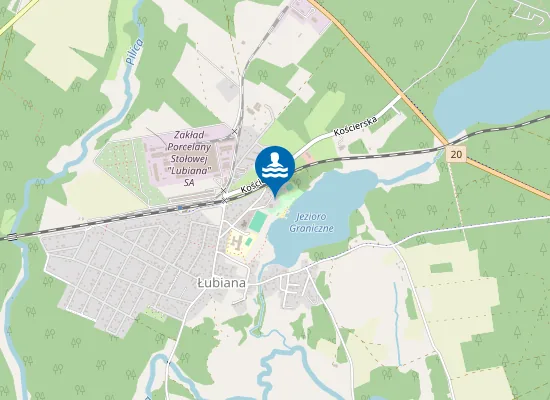 Map of Ośrodek Wypoczynkowy Worzałówka