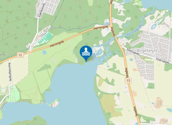 Map of HALD SØ - SKYTTEHOLMEN