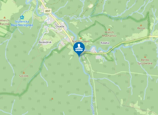 Map of Wetlina