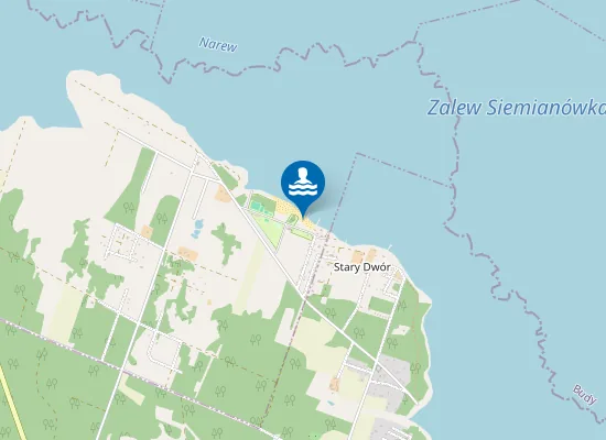 Map of Plaża Stary Dwór