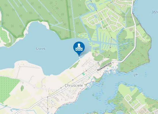 Map of Plaża wiejska Jezioro Szarek