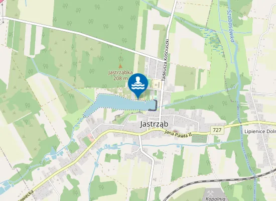 Map of Kąpielisko Jastrząb