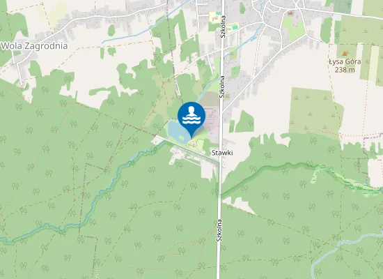 Map of Kąpielisko Chlewiska