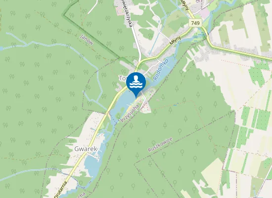 Map of Kąpielisko Topornia