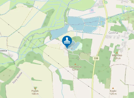 Map of Ośrodek Wypoczynkowy „Golina"