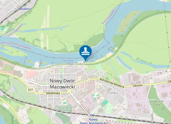 Map of Plaża miejska