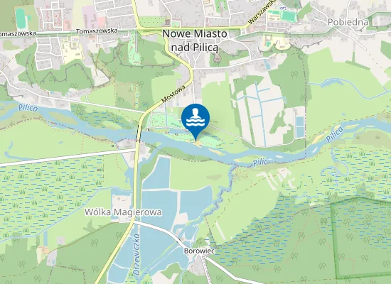 Map of Kąpielisko nad Pilicą
