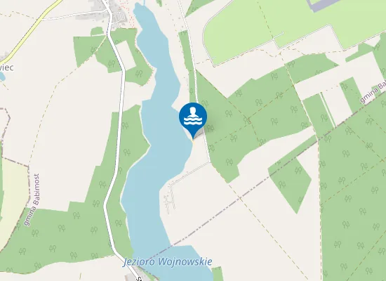 Map of Trzecia Plaża